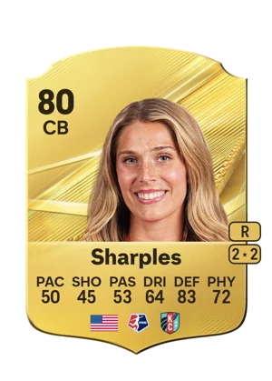 Sharples - 80 - Rare EA FC 27 card