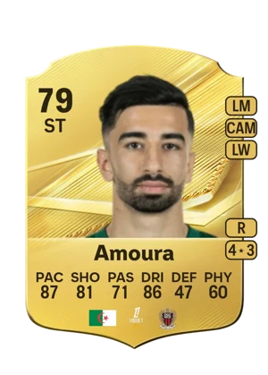 Amoura - 79 - Rare EA FC 27 card