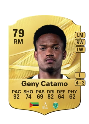 Geny Catamo - 79 - Rare EA FC 27 card