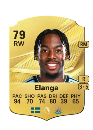 Elanga - 79 - Rare EA FC 27 card