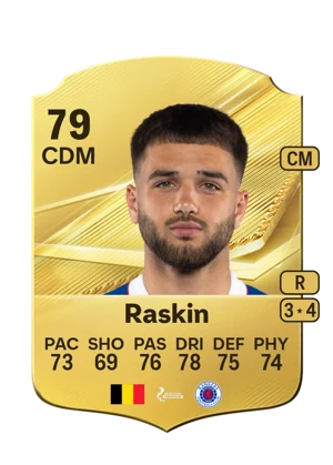 Raskin - 79 - Rare EA FC 27 card