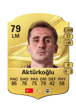 Aktürkoğlu - 79 - Rare EA FC 27 card