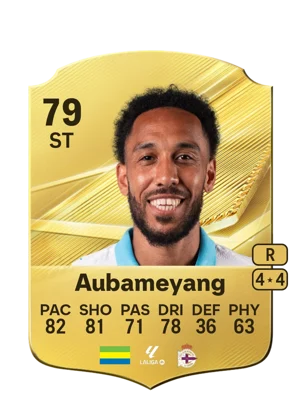 Aubameyang - 79 - Rare EA FC 27 card