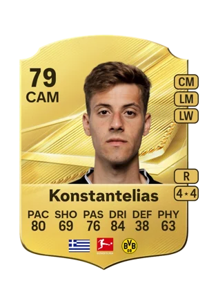 Konstantelias - 79 - Rare EA FC 27 card