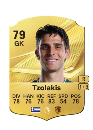 Tzolakis - 79 - Rare EA FC 27 card