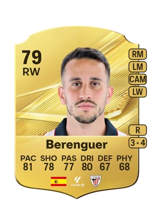 Berenguer - 79 - Rare EA FC 27 card