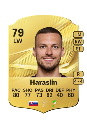 Haraslín - 79 - Rare EA FC 27 card