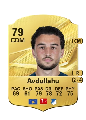 Avdullahu - 79 - Rare EA FC 27 card