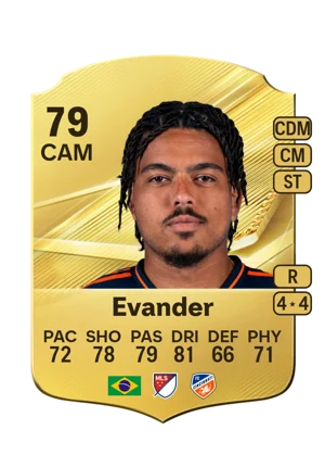 Evander - 79 - Rare EA FC 27 card