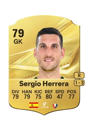 Sergio Herrera - 79 - Rare EA FC 27 card