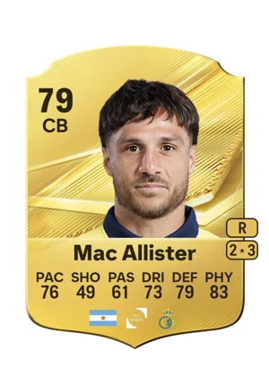 Mac Allister - 79 - Rare EA FC 27 card