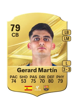 Gerard Martín - 79 - Rare EA FC 27 card