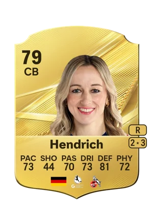 Hendrich - 79 - Rare EA FC 27 card