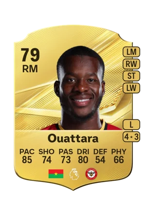 Ouattara - 79 - Rare EA FC 27 card