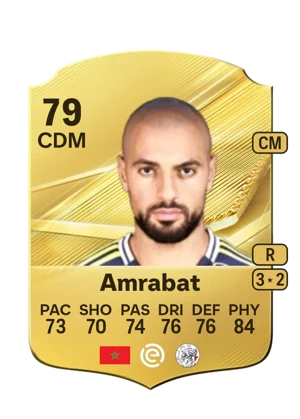 Amrabat - 79 - Rare EA FC 27 card