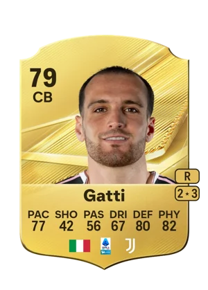 Gatti - 79 - Rare EA FC 27 card