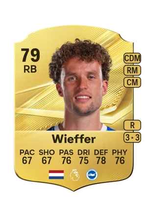 Wieffer - 79 - Rare EA FC 27 card