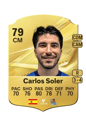 Carlos Soler - 79 - Rare EA FC 27 card