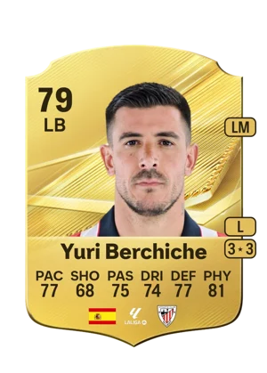 Yuri Berchiche - 79 - Rare EA FC 27 card