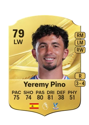 Yeremy Pino - 79 - Rare EA FC 27 card