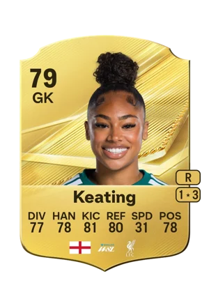Keating - 79 - Rare EA FC 27 card