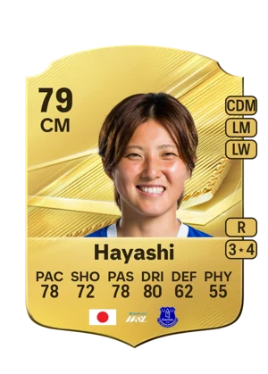 Hayashi - 79 - Rare EA FC 27 card
