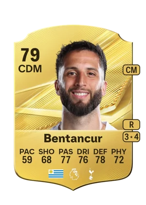 Bentancur - 79 - Rare EA FC 27 card