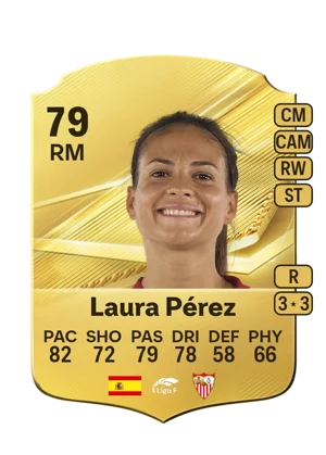 Laura Pérez - 79 - Rare EA FC 27 card