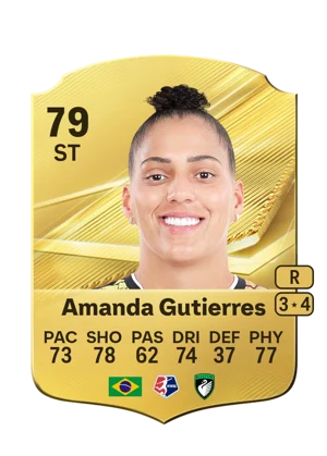 Amanda Gutierres - 79 - Rare EA FC 27 card