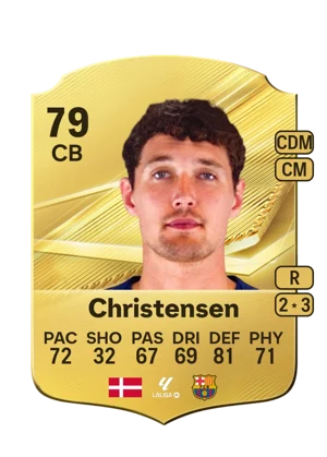 Christensen - 79 - Rare EA FC 27 card