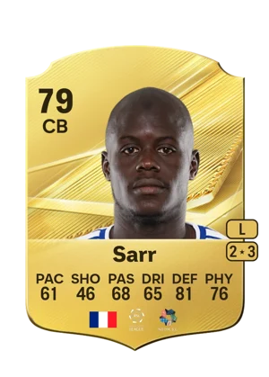 Sarr - 79 - Rare EA FC 27 card