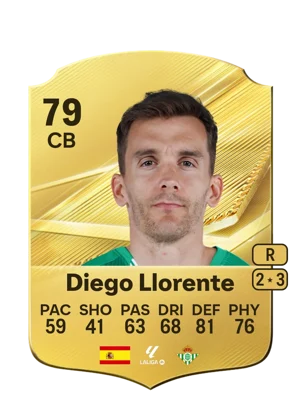 Diego Llorente - 79 - Rare EA FC 27 card