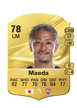 Maeda - 78 - Rare EA FC 27 card