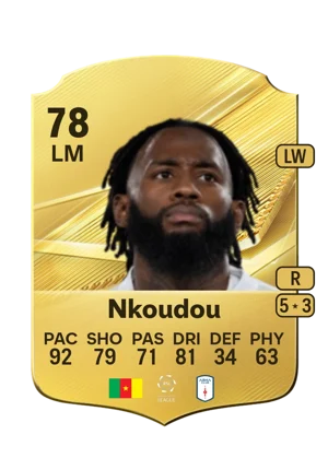 Nkoudou - 78 - Rare EA FC 27 card