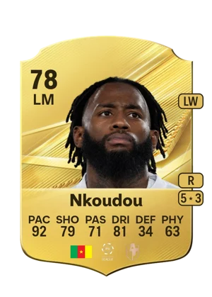 Nkoudou - 78 - Rare EA FC 27 card