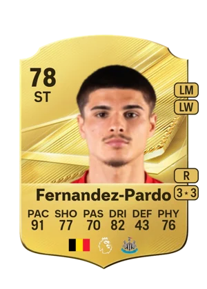 Fernandez-Pardo - 78 - Rare EA FC 27 card