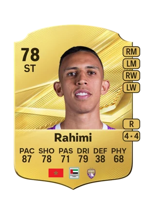 Rahimi - 78 - Rare EA FC 27 card