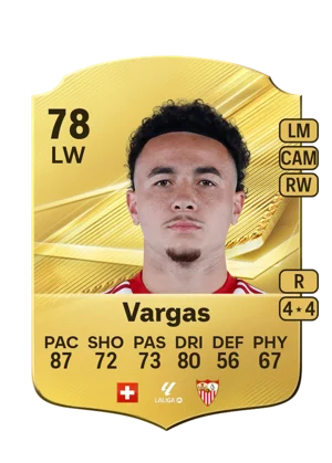 Vargas - 78 - Rare EA FC 27 card