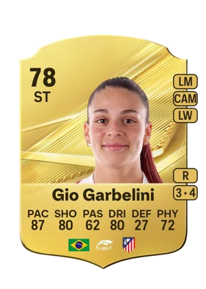 Gio Garbelini - 78 - Rare EA FC 27 card