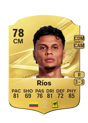 Ríos - 78 - Rare EA FC 27 card
