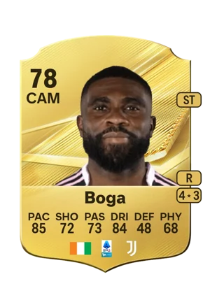 Boga - 78 - Rare EA FC 27 card