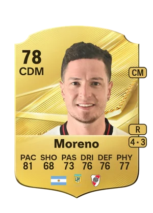 Moreno - 78 - Rare EA FC 27 card