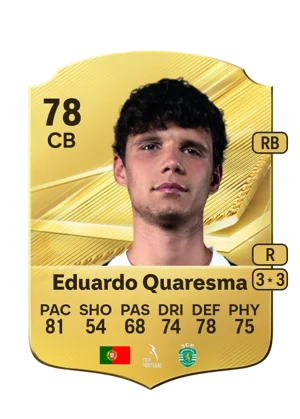 Eduardo Quaresma - 78 - Rare EA FC 27 card