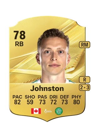 Johnston - 78 - Rare EA FC 27 card