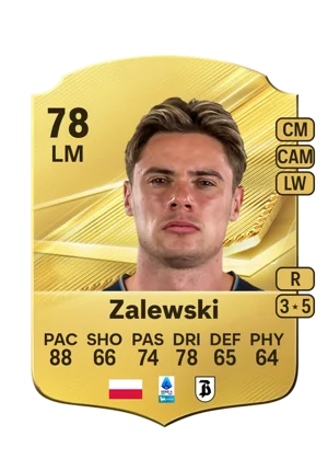 Zalewski - 78 - Rare EA FC 27 card
