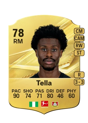 Tella - 78 - Rare EA FC 27 card