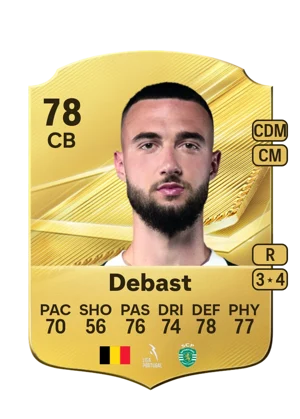 Debast - 78 - Rare EA FC 27 card