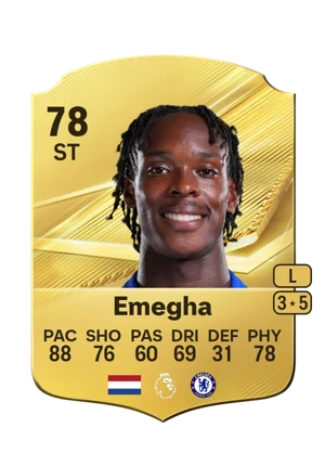 Emegha - 78 - Rare EA FC 27 card