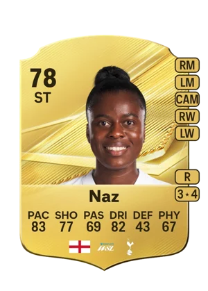 Naz - 78 - Rare EA FC 27 card