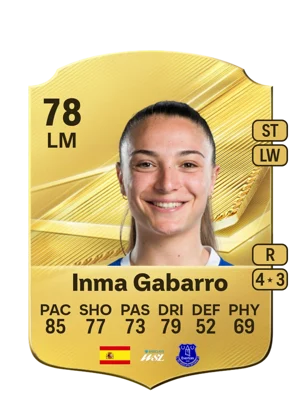 Inma Gabarro - 78 - Rare EA FC 27 card